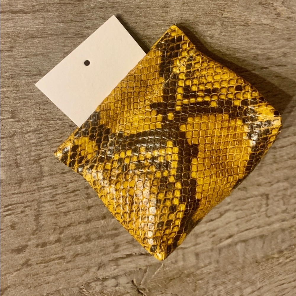 SHOPBOP Georgia Jay Leather Python Pouch. NWT - image 5